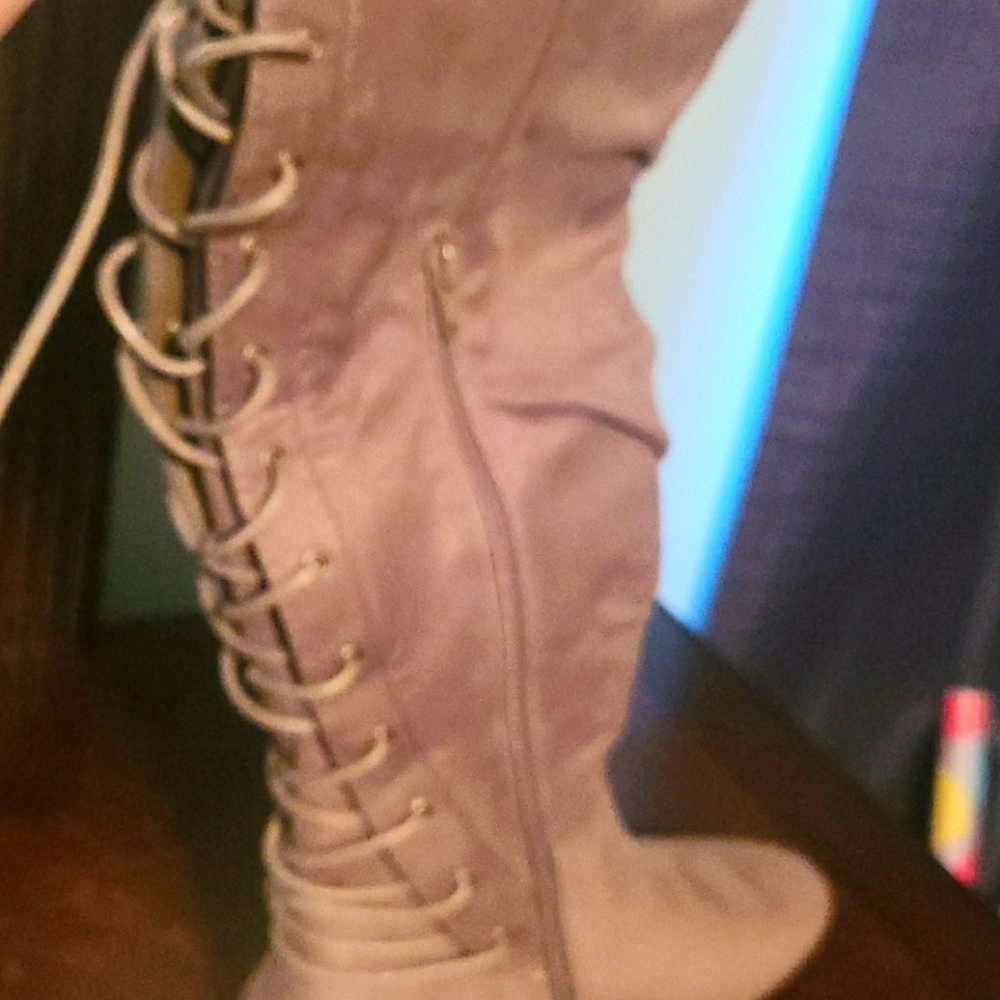 Tall brown boots